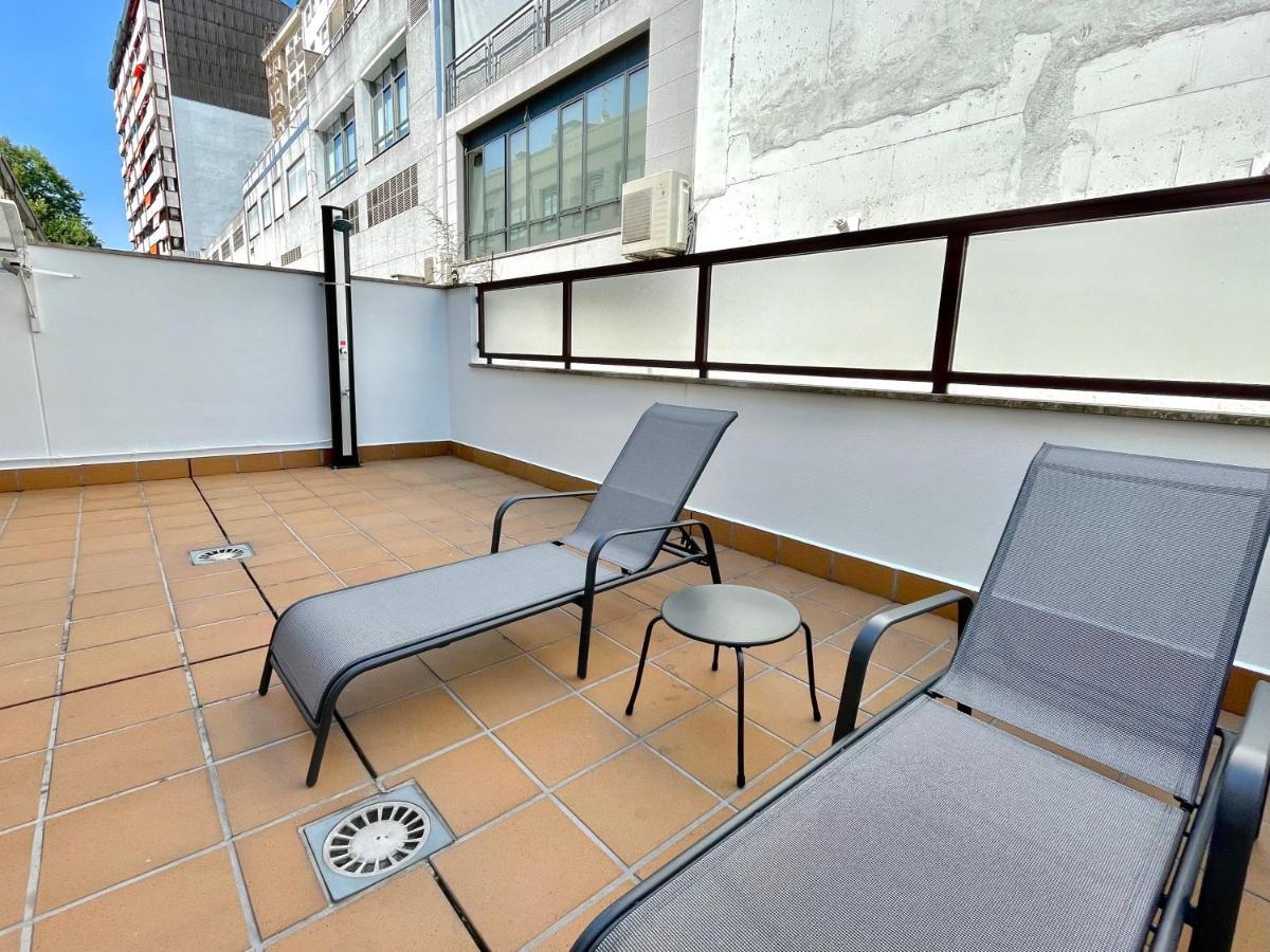 Estudio Centrico 1 Con Terraza Y Parking Privado 오렌세 외부 사진